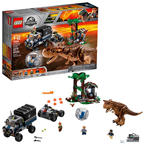 レゴ LEGO Jurassic World Carnotaurus Gyrosphere Escape 75929 Building Kit (577 Pieces) (Discontinued by Manu