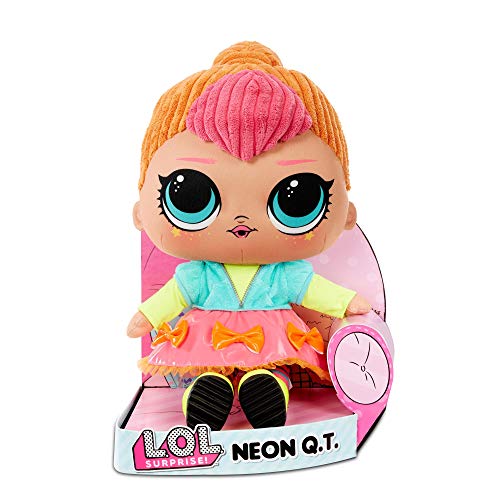 エルオーエルサプライズ 人形 ドール L.O.L. Surprise! Neon Q.T. ? Huggable, Soft Plush Doll