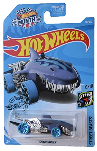 ホットウィール マテル ミニカー Hot Wheels Street Beasts 8/10 Sharkruiser 231/250 [2019 Month Car