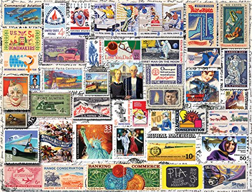 ジグソーパズル 海外製 アメリカ White Mountain Puzzles Classic Stamps - 500 Piece Jigsaw Puzzle