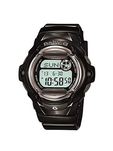 腕時計 カシオ レディース Casio Women's Baby G Quartz Watch with Resin Strap, Black, 23.4 (Model: BG