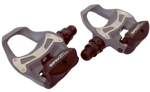 ペダル パーツ 自転車 Shimano PD-R550 Speed SL Road Resin Composite Pedals - Grey