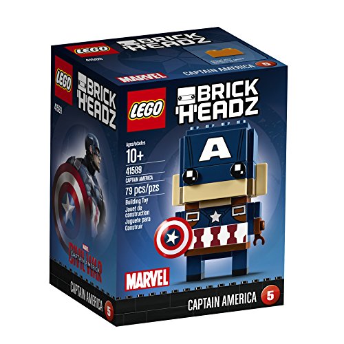 レゴ LEGO BrickHeadz Captain America 41589 Building Kit
