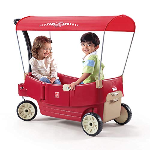 ステップ2 おままごと ごっこ遊び Step2 All Around Canopy Wagon for Kids, Spacious Kids' Outdoor W