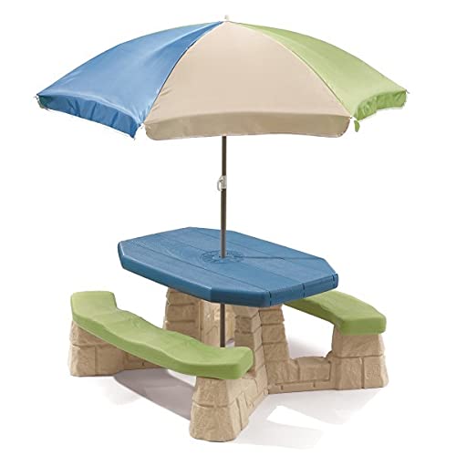 ステップ2 おままごと ごっこ遊び Step2 Naturally Playful Kids Picnic Table With Umbrella - Step2