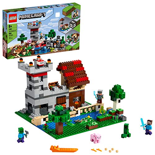 レゴ マインクラフト LEGO Minecraft The Crafting Box 3.0 21161 Minecraft Brick Construction Toy and Mi
