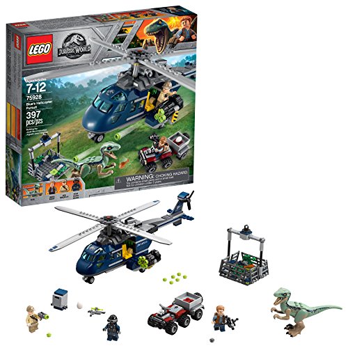 レゴ ジュラシックワールド 75928 ブルーのヘリコプター追跡 397ピース LEGO Jurassic World 恐竜 ブルー