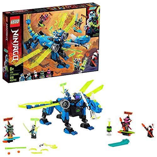 レゴ ニンジャゴー LEGO NINJAGO Jay's Cyber Dragon 71711 Ninja Action Toy Building Kit (518 Pieces)