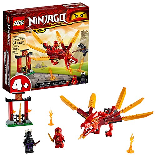 レゴ ニンジャゴー LEGO NINJAGO Legacy Kai's Fire Dragon 71701 Dragon Toy Figure Building Kit (81 Pie