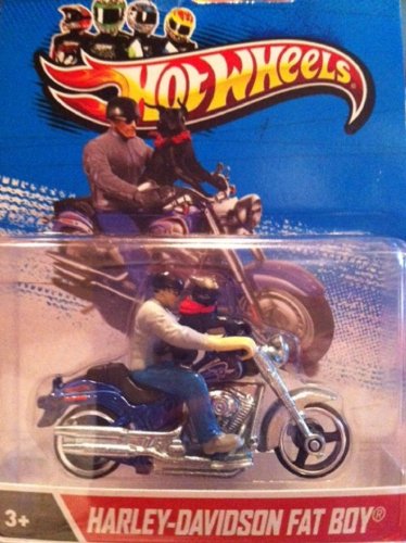 ホットウィール マテル ミニカー Hot Wheels 2012 Motor Cycles Harley-Davidson Fat Boy