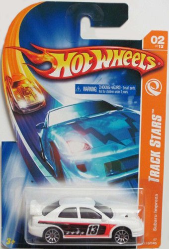 ホットウィール マテル ミニカー Track Stars Series #2 Subaru Impreza Hot Wheels #2007-110 1:64 Sc
