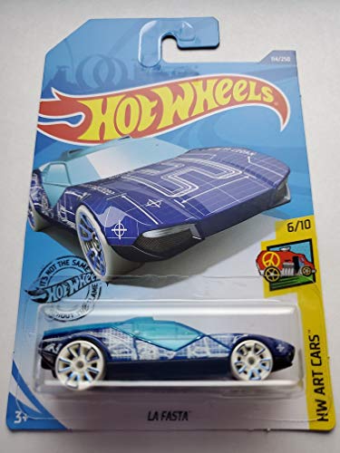 ホットウィール マテル ミニカー Hot Wheels 2020 Hw Art Cars La Fasta, Blue 114/250