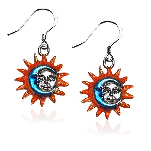 気まぐれなかわいい プレゼント クリスマス Whimsical Gifts Astrology Charm Earrings (Sun with