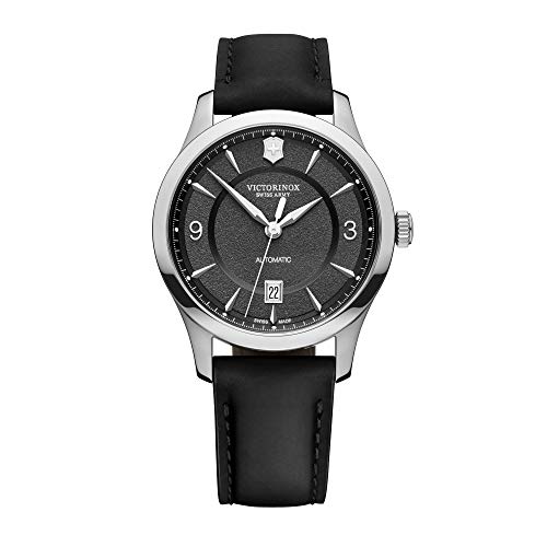 腕時計 ビクトリノックス スイス Victorinox Alliance Mechanical Watch with Black Dial with Black L