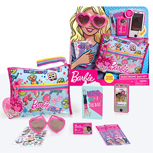 バービー バービー人形 Barbie Electronic 10-Piece Purse Set, Kids Toys for Ages 3 Up by Just Play