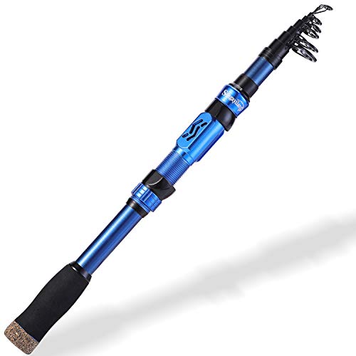 リール 釣り道具 フィッシング Sougayilang Fishing Rod Telescopic Fishing Rod Portable- 24 Ton Carb
