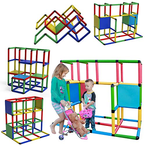 ジャングルジム ブランコ 屋内・屋外遊び Funphix Classic 316 Piece Construction Toy Set - Buil