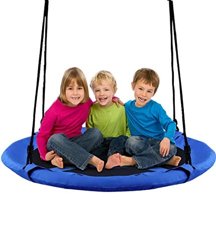 ジャングルジム ブランコ 屋内・屋外遊び Costzon 40 Waterproof Saucer Tree Swing Set, Outdoor