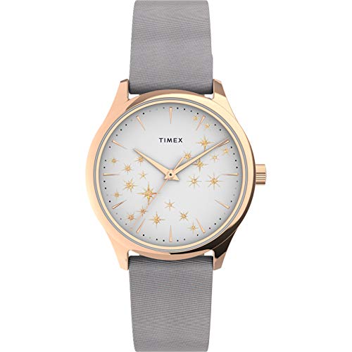 腕時計 タイメックス レディース Timex Women's Starstruck 32mm Watch ? Rose Gold-Tone Case White