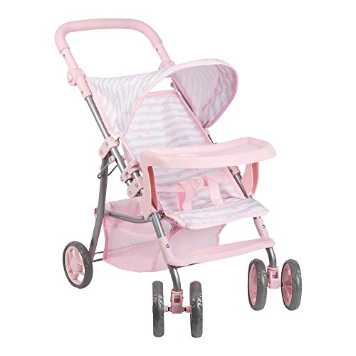 アドラ 赤ちゃん人形 ベビー人形 Adora Baby Doll Stroller Pink Snack N Go Shade Stroller, Can Fit