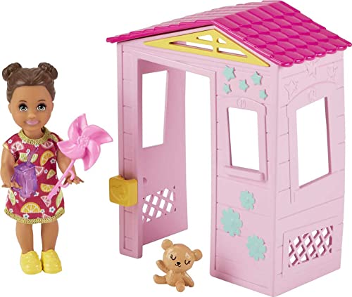 バービー バービー人形 Barbie Skipper Babysitters Inc. Accessories Set with Small Toddler Doll & Pink