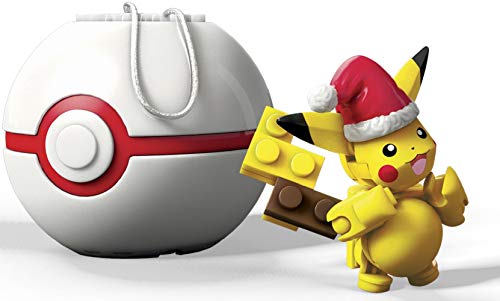 メガブロック メガコンストラックス 組み立て Mega Construx Pokemon Santa Pikachu Building Se