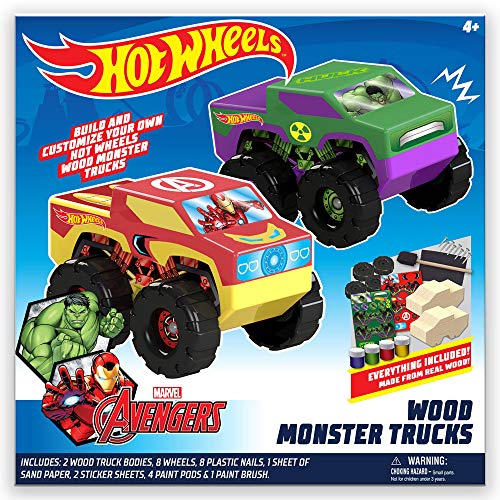 ホットウィール マテル ミニカー Hot Wheels Tara Toy 2pk Wood Racer - Hulk/Ironman, 58788