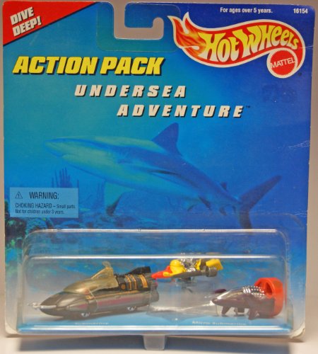 ホットウィール マテル ミニカー Hot Wheels Action Pack Undersea Adventure