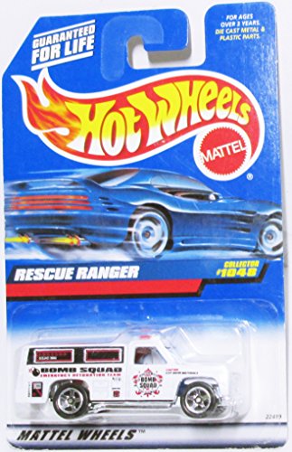 ホットウィール マテル ミニカー Hot Wheels Mattel 1999 1:64 Scale White Rescue Ranger Bomb Squad
