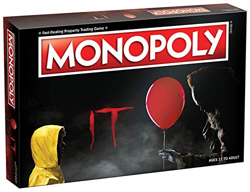 ボードゲーム 英語 アメリカ Monopoly IT Board Game Based on The 2017 Drama/Thriller IT Official
