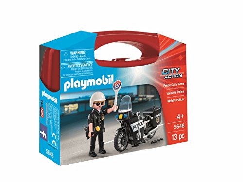 プレイモービル ブロック 組み立て Playmobil Police Carry Case