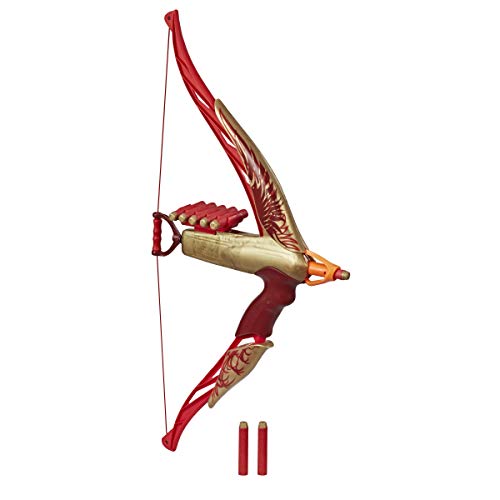 ナーフ アメリカ 直輸入 Disney Mulan Warrior Bow with 8 Foam Darts and Real Bow Action, Inspired by D
