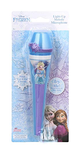 アナと雪の女王 アナ雪 ディズニープリンセス Disney Frozen Elsa Light-Up Melody Microphone,