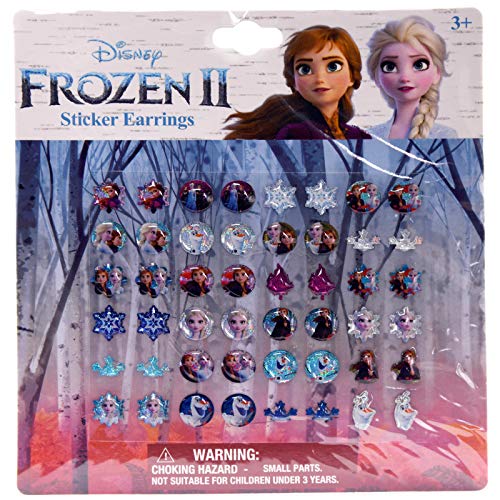 アナと雪の女王 アナ雪 ディズニープリンセス Disney Frozen Sticker Earrings - Set of 48 (24