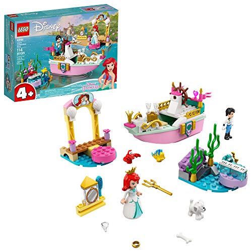 レゴ ディズニープリンセス LEGO Disney Ariel's Celebration Boat 43191; Creative Building Kit That