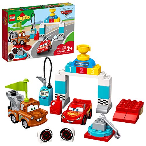 レゴ デュプロ LEGO DUPLO Disney and Pixar Cars Lightning McQueen's Race Day 10924 Toddler Toy with Light