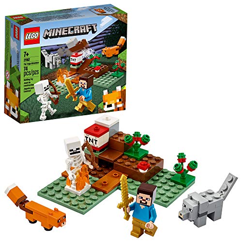 レゴ マインクラフト LEGO Minecraft The Taiga Adventure 21162 Brick Building Toy for Kids Who Love Min