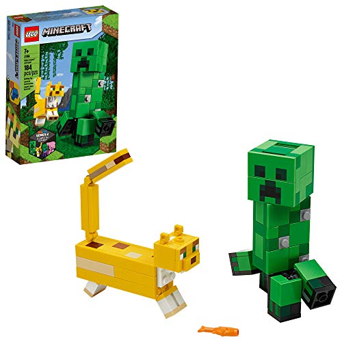レゴ マインクラフト LEGO Minecraft Creeper BigFig and Ocelot Characters 21156 Buildable Toy Minecraft