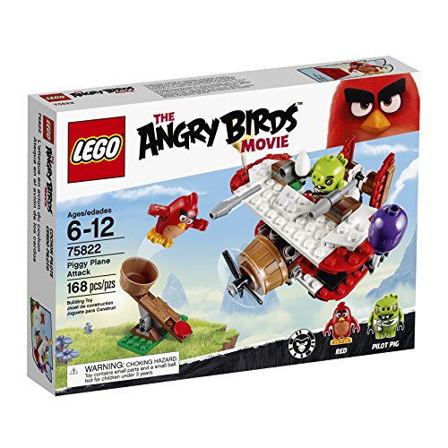 レゴ LEGO Angry Birds 75822 Piggy Plane Attack Building Kit (168 Piece)