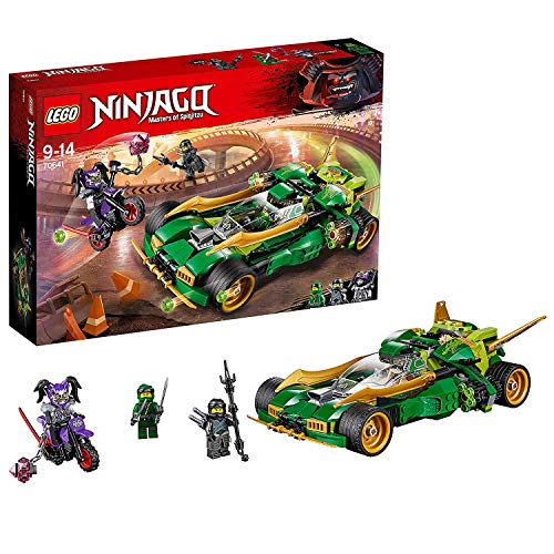 レゴ ニンジャゴー LEGO Ninjago Ninja Nightcrawler, Bike & Car with Shooter Function, Masters of Spinji