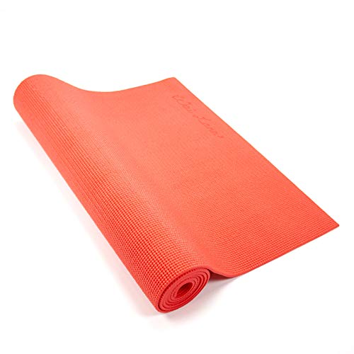ヨガマット フィットネス Wai Lana Yoga and Pilates Mat (Color: Coral)- 1/4 Inch Extra Thick Non-Slip