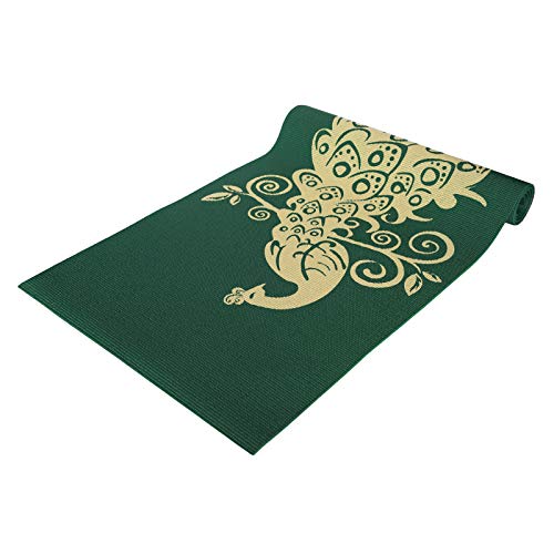 ヨガマット フィットネス Wai Lana Yoga and Pilates Mat (Himalaya, Green)- 1/4 Inch Extra Thick Non-S