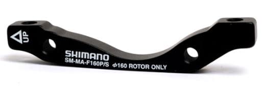 ブレーキ パーツ 自転車 Shimano Spares Adapter Post for Front - Black, 18 cm