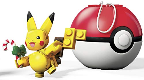 メガブロック メガコンストラックス 組み立て Mega Construx Pokemon Candy Cane Pikachu Buildi