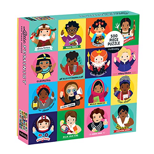 ジグソーパズル 海外製 アメリカ Mudpuppy Little Feminist 500 Piece Jigsaw Puzzle for Kids and Adu