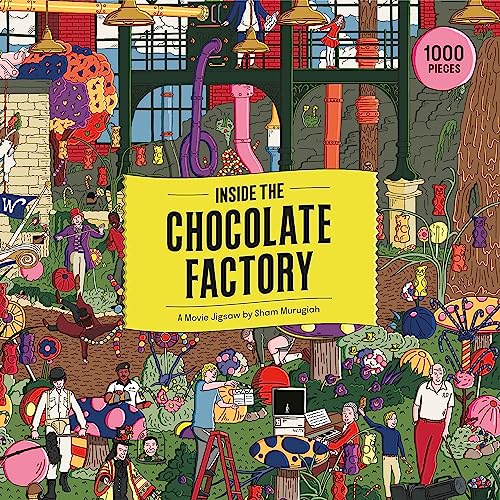 ジグソーパズル 海外製 アメリカ Laurence King Inside the Chocolate Factory 1000 Piece Puzzle