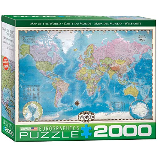 ジグソーパズル 海外製 アメリカ EuroGraphics Map of The World Puzzle (2000-Piece) (8220-0557)