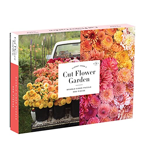 ジグソーパズル 海外製 アメリカ Galison Floret Farm's Cut Flower Garden 500 Piece Double Sided Ji