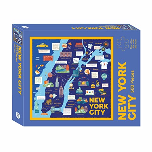 ジグソーパズル 海外製 アメリカ Hardie Grant New York City Map 500 Piece Puzzle
