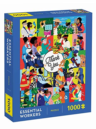 ジグソーパズル 海外製 アメリカ Chronicle Books Essential Workers 1000-Piece Puzzle